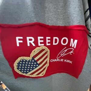 FREEDOM Charlie Kirk Freedom custom Sweatshirt ask for specifics! I csn do a lot
